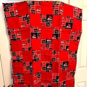 New Handmade Louisville Cardinals Lap/Baby Quilt 30” X 39”